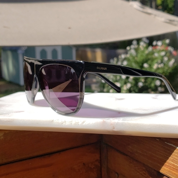 New Balmain 57MM Shield Sunglasses - Picture 4 of 8